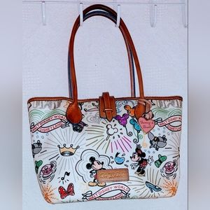 Retired Dooney and Bourke Sketch Tote